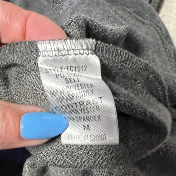 Gigio Charcoal Star Long Sleeve Relaxed Casual Grey Top - Picture 9 of 10